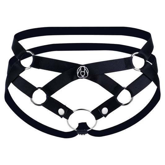 Adjustable Elastic T-Back Chastity Harness