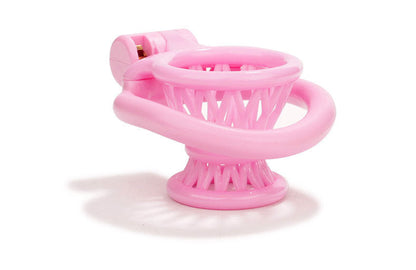 Jaula de castidad invertida para hombres: resina impresa en 3D, entrenamiento para mariquitas, talla pequeña 