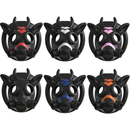 Gas Mask Bull Chastity Cage