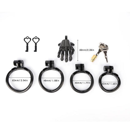 Skeleton Hand Chastity Cage – Lightweight Resin Male Chastity Device