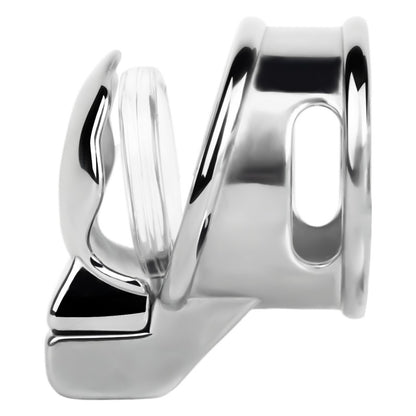 No Ball Ring Chastity Cage 2.0 Stainless Steel Glans Locking Male Chastity Device for Long-Term Comfortable Wear