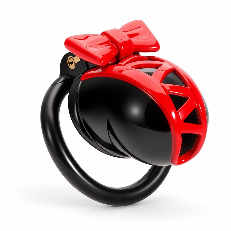 Two-Tone Bow Chastity Cage