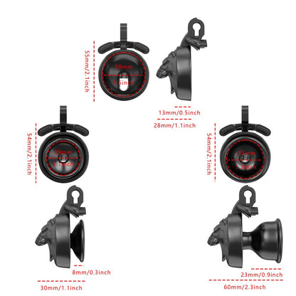 WolfHead Roar– 3D Printed Chastity Lock with Negative Pole Cup Holder
