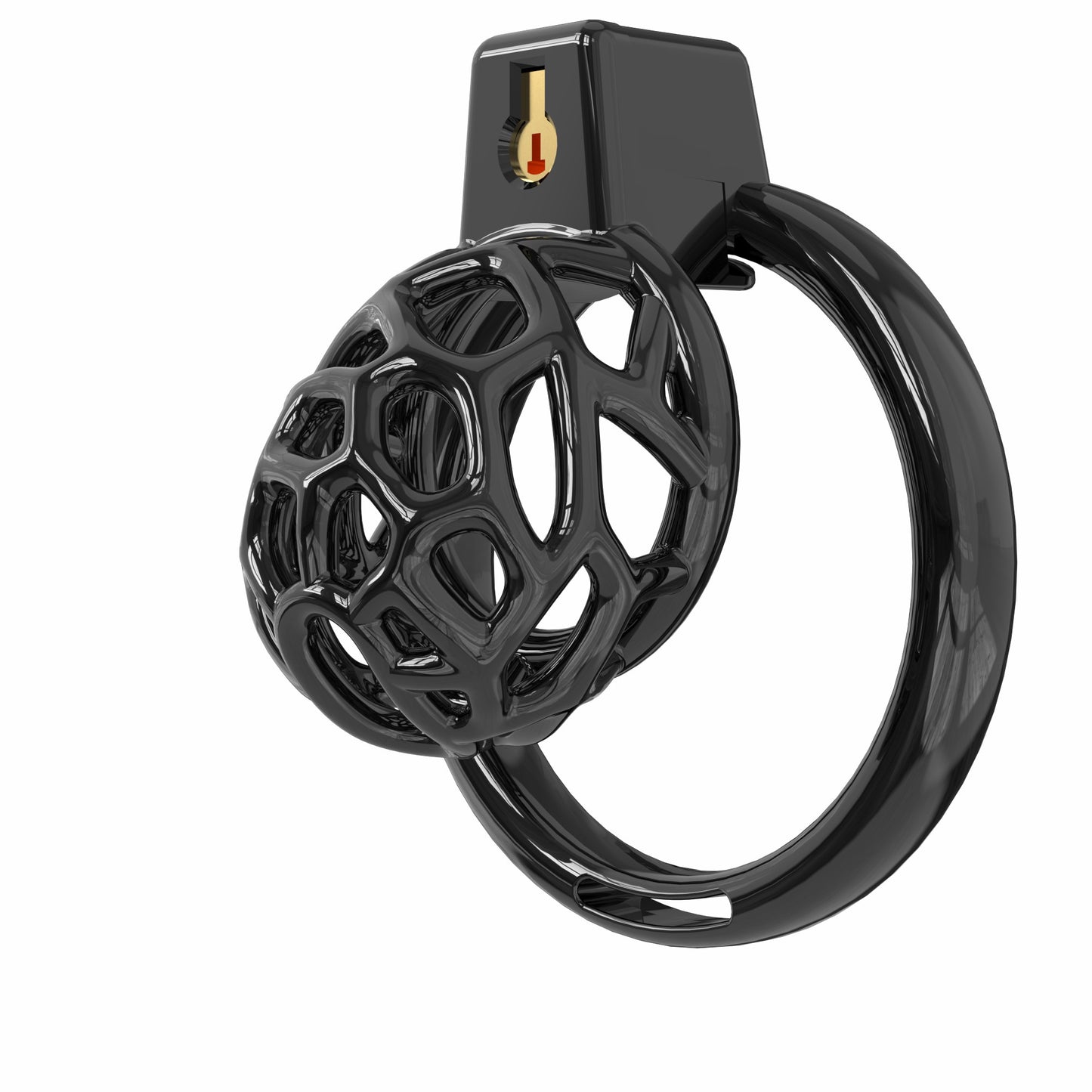 Lightweight Resin Chastity Cage – Random Mesh Design, Breathable, Multi-Size & Color Options