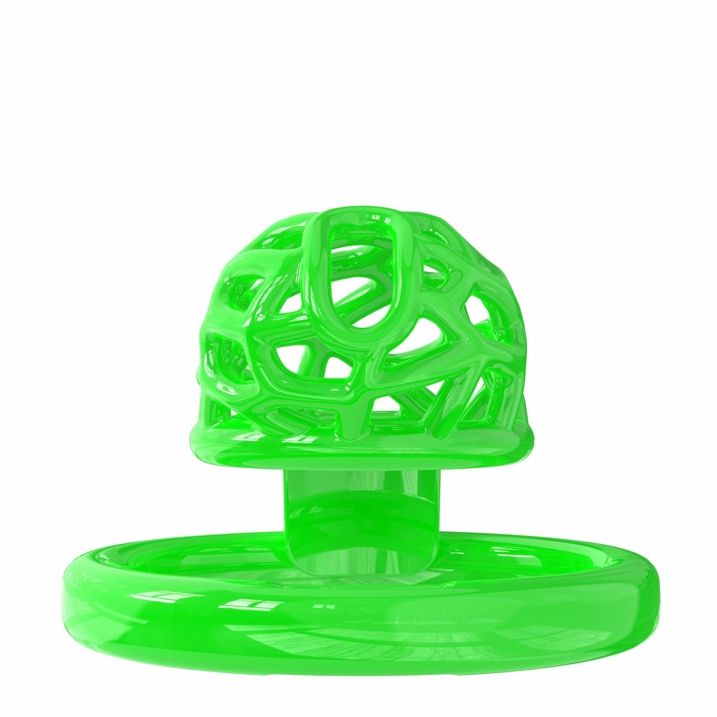 Lightweight Resin Chastity Cage – Random Mesh Design, Breathable, Multi-Size & Color Options