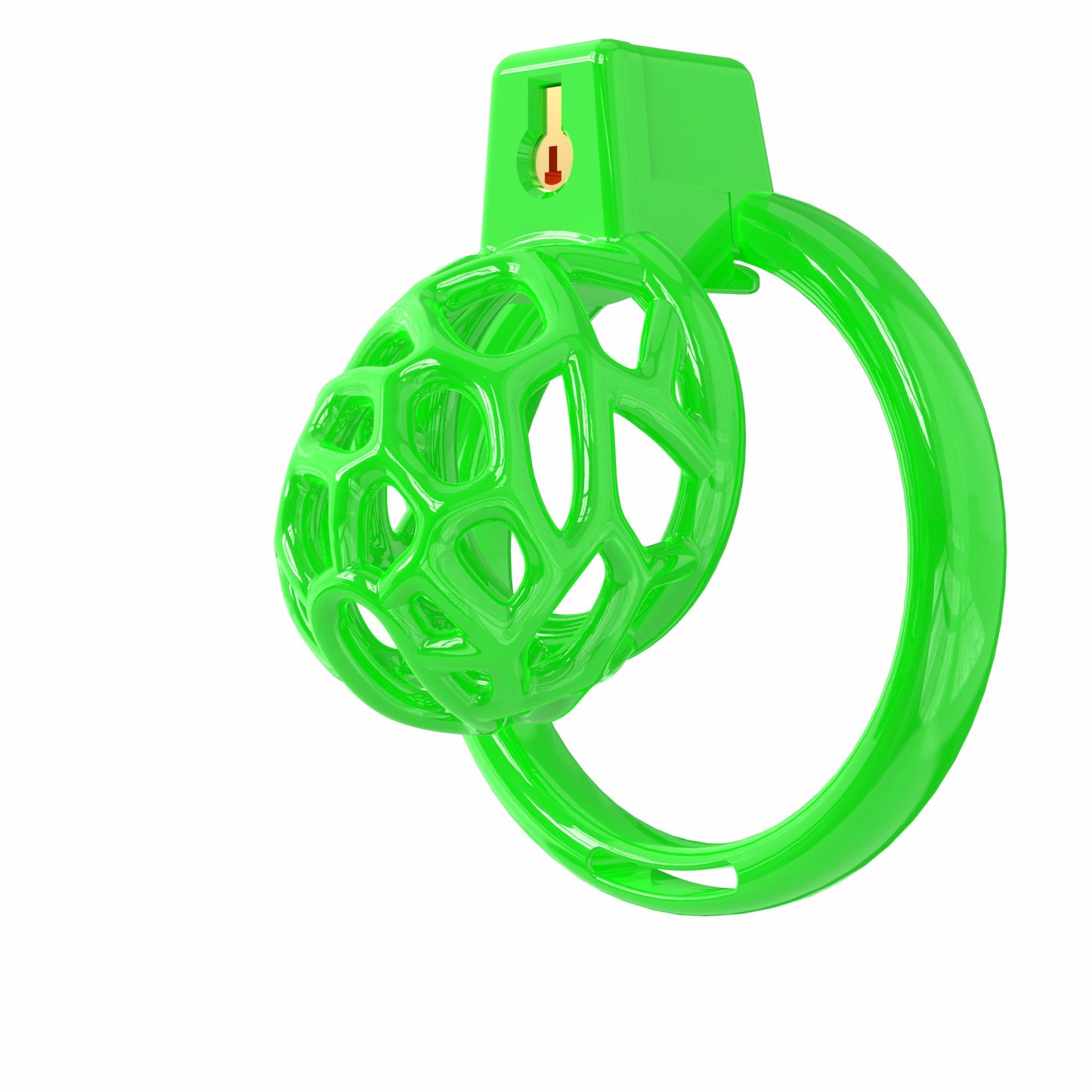 Lightweight Resin Chastity Cage – Random Mesh Design, Breathable, Multi-Size & Color Options