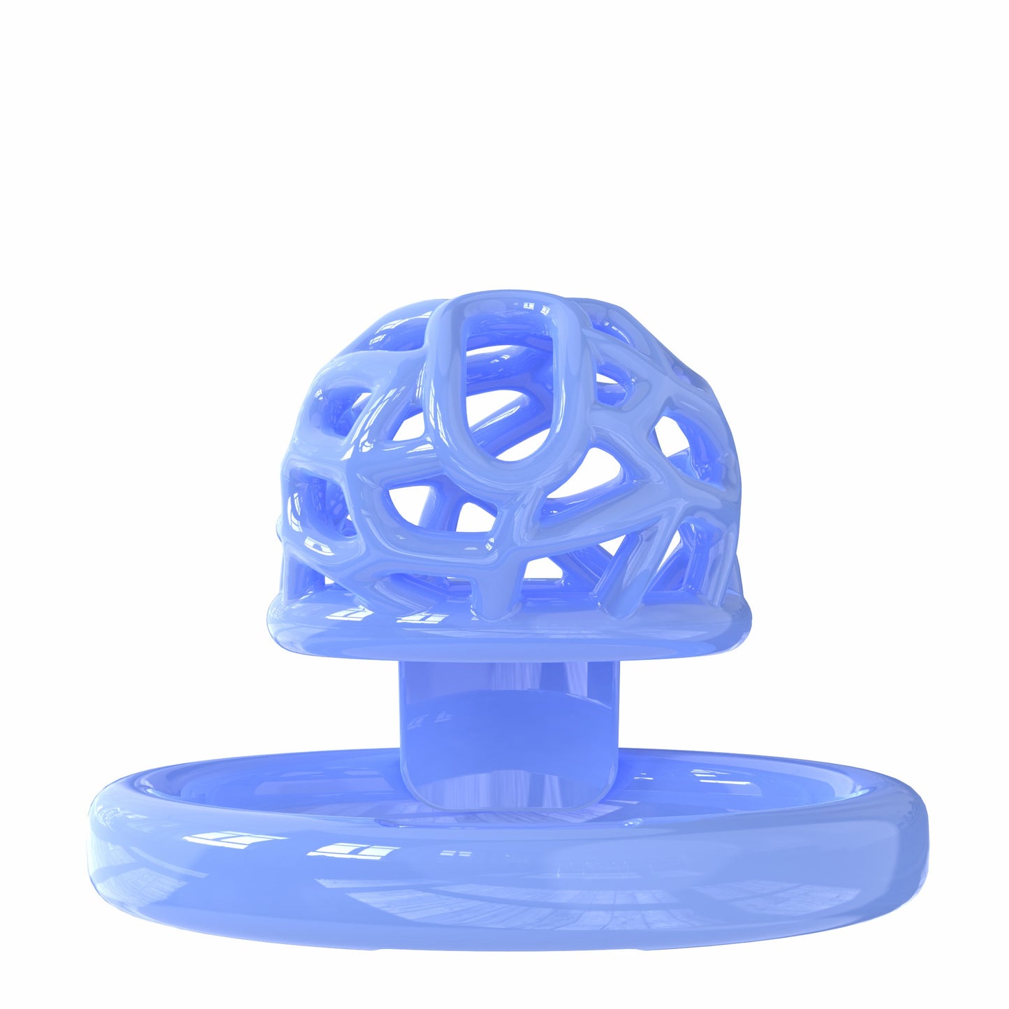 Lightweight Resin Chastity Cage – Random Mesh Design, Breathable, Multi-Size & Color Options