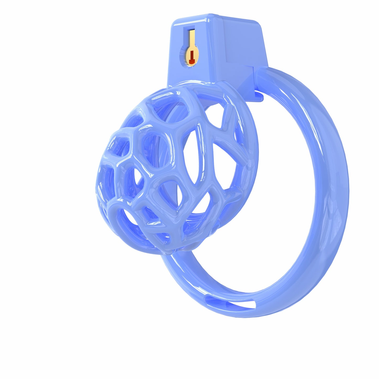 Lightweight Resin Chastity Cage – Random Mesh Design, Breathable, Multi-Size & Color Options