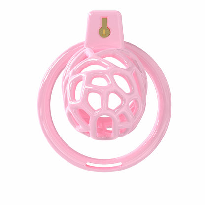Lightweight Resin Chastity Cage – Random Mesh Design, Breathable, Multi-Size & Color Options