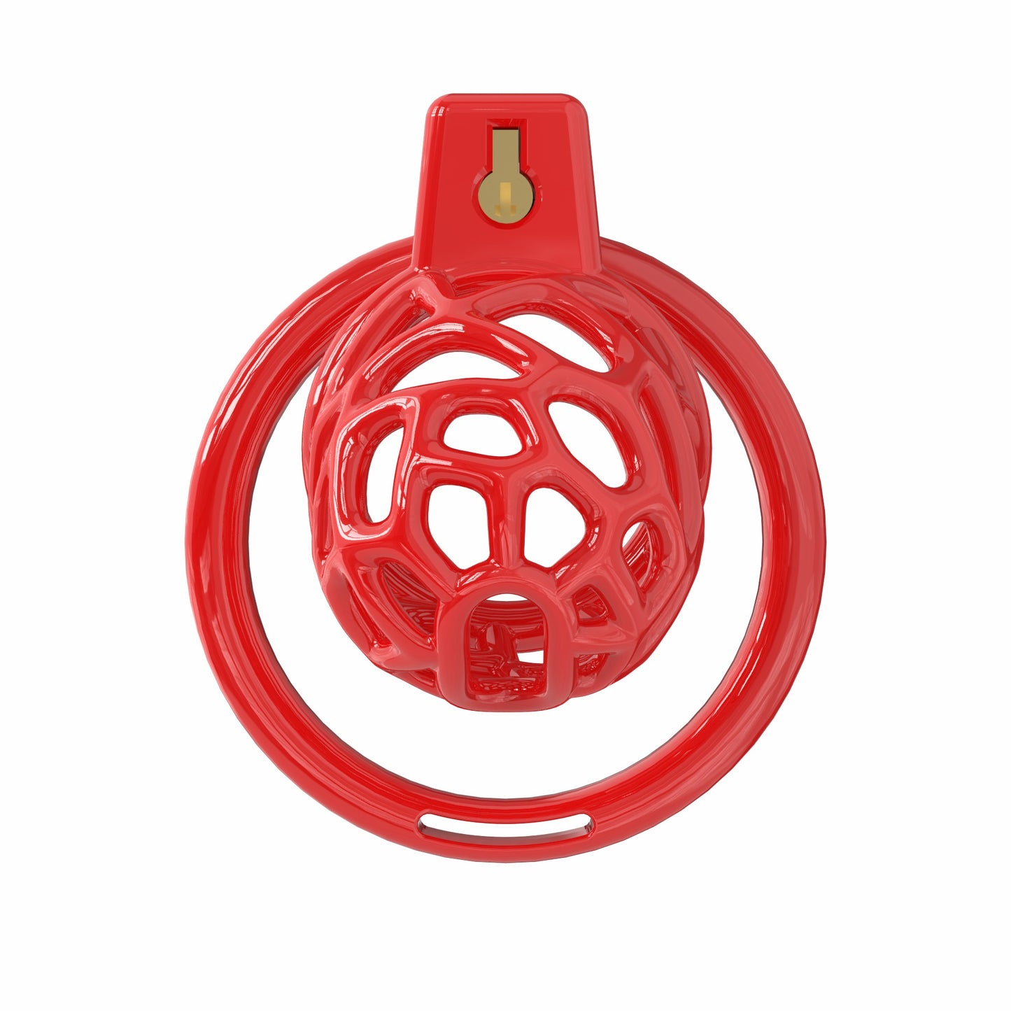 Lightweight Resin Chastity Cage – Random Mesh Design, Breathable, Multi-Size & Color Options