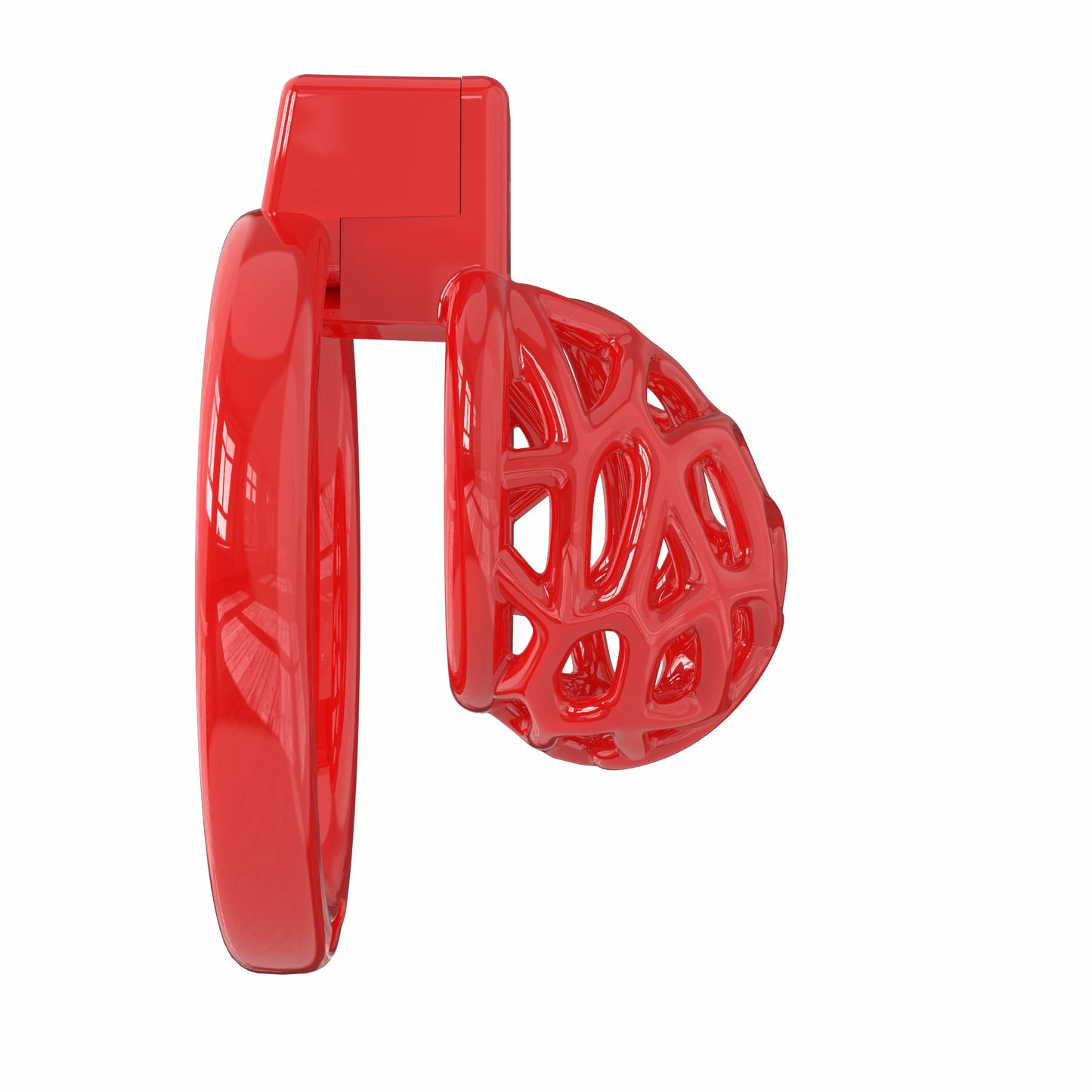 Lightweight Resin Chastity Cage – Random Mesh Design, Breathable, Multi-Size & Color Options