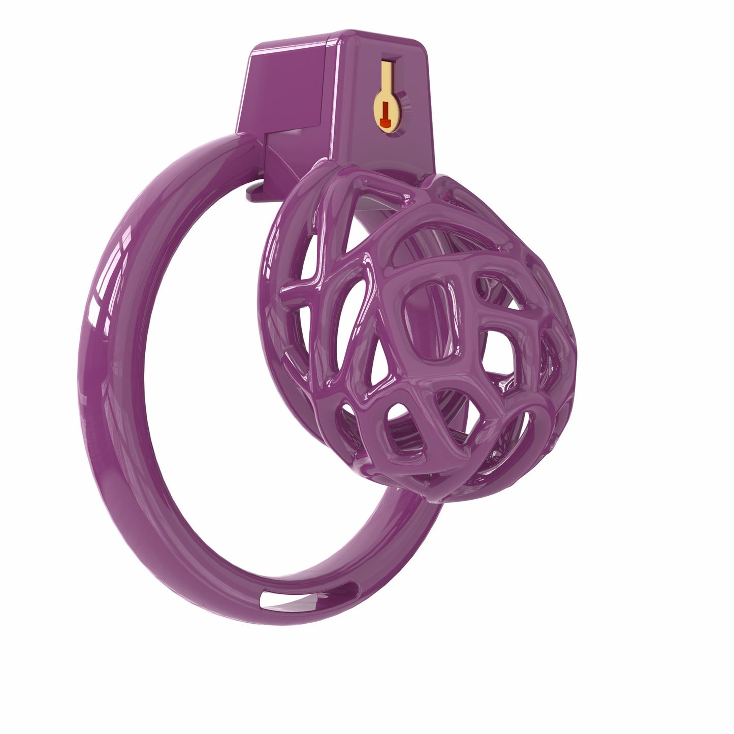 Lightweight Resin Chastity Cage – Random Mesh Design, Breathable, Multi-Size & Color Options
