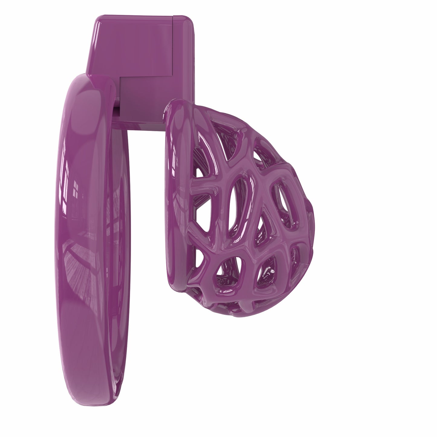 Lightweight Resin Chastity Cage – Random Mesh Design, Breathable, Multi-Size & Color Options