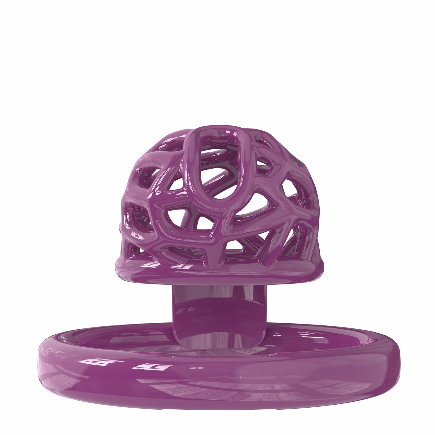 Lightweight Resin Chastity Cage – Random Mesh Design, Breathable, Multi-Size & Color Options