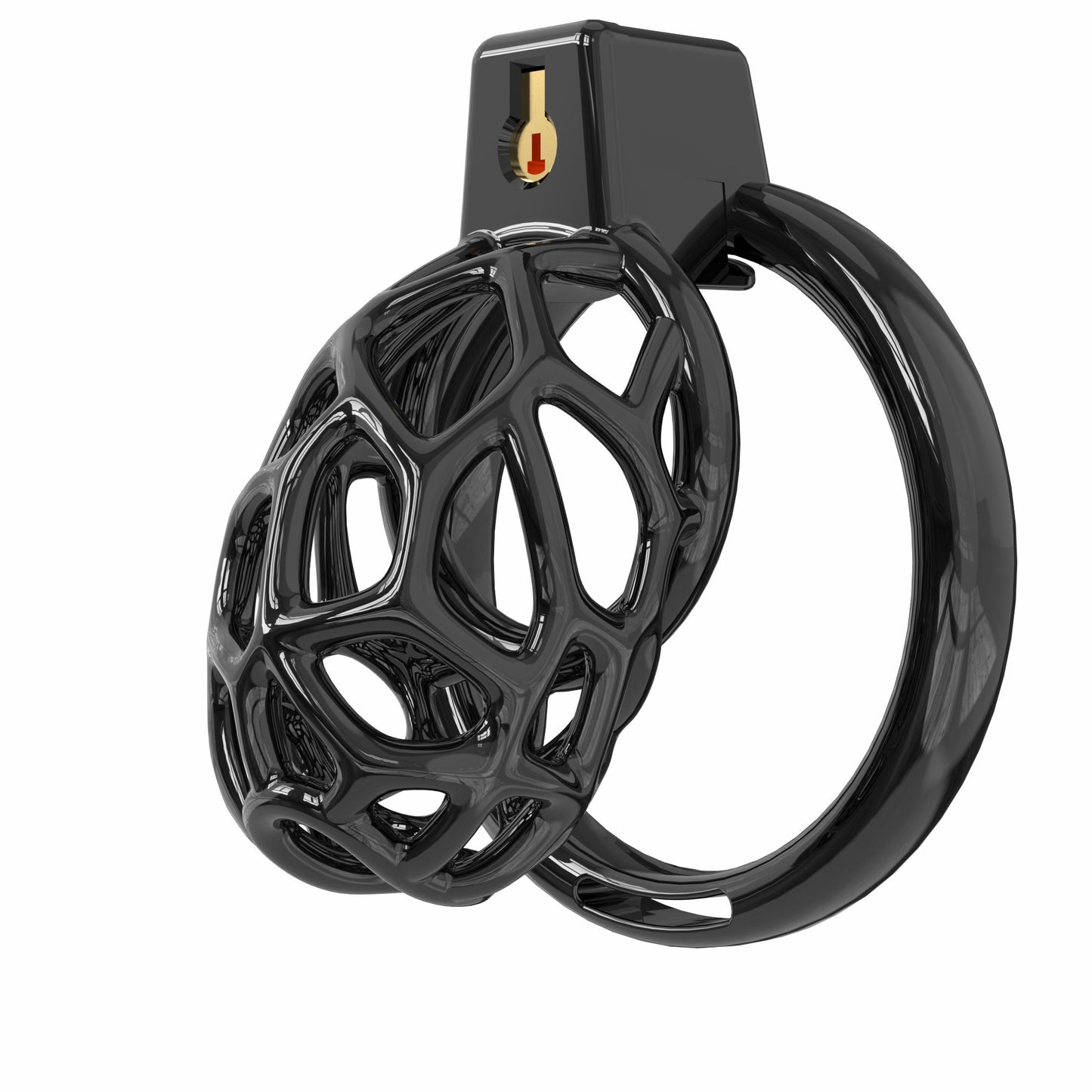 Lightweight Resin Chastity Cage – Random Mesh Design, Breathable, Multi-Size & Color Options