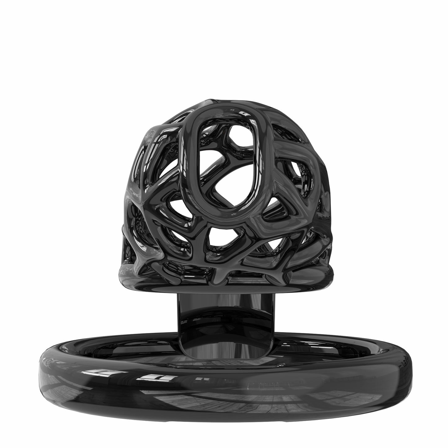 Lightweight Resin Chastity Cage – Random Mesh Design, Breathable, Multi-Size & Color Options