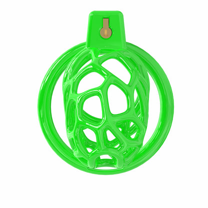 Lightweight Resin Chastity Cage – Random Mesh Design, Breathable, Multi-Size & Color Options