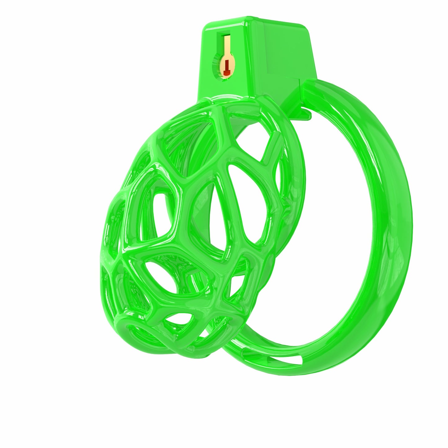 Lightweight Resin Chastity Cage – Random Mesh Design, Breathable, Multi-Size & Color Options