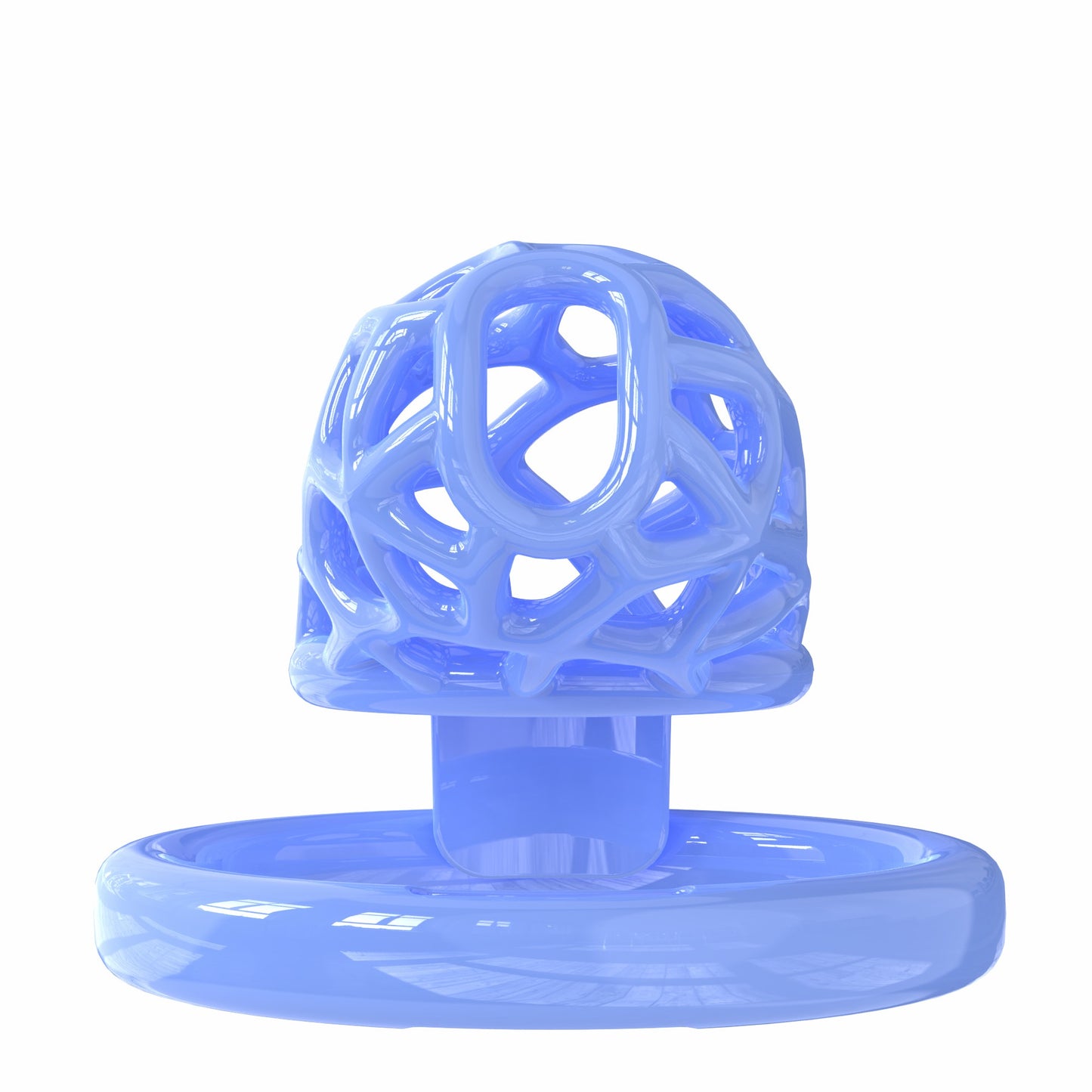 Lightweight Resin Chastity Cage – Random Mesh Design, Breathable, Multi-Size & Color Options