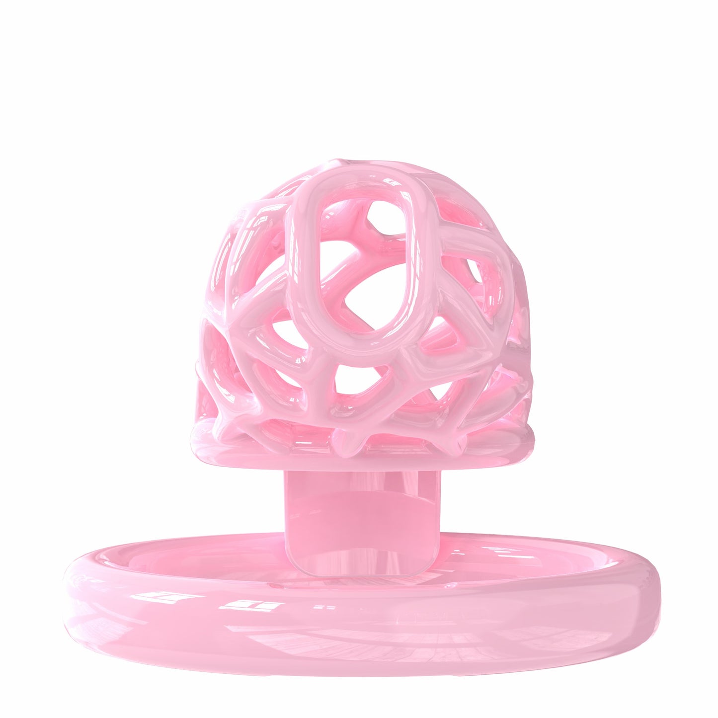 Lightweight Resin Chastity Cage – Random Mesh Design, Breathable, Multi-Size & Color Options