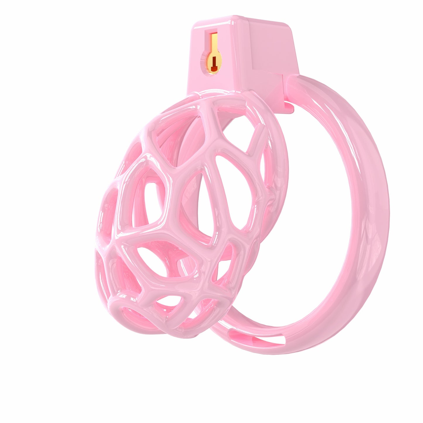 Lightweight Resin Chastity Cage – Random Mesh Design, Breathable, Multi-Size & Color Options