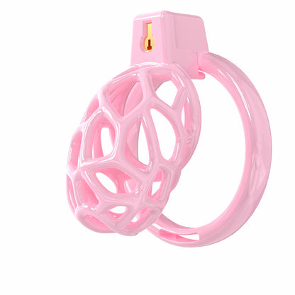 Lightweight Resin Chastity Cage – Random Mesh Design, Breathable, Multi-Size & Color Options