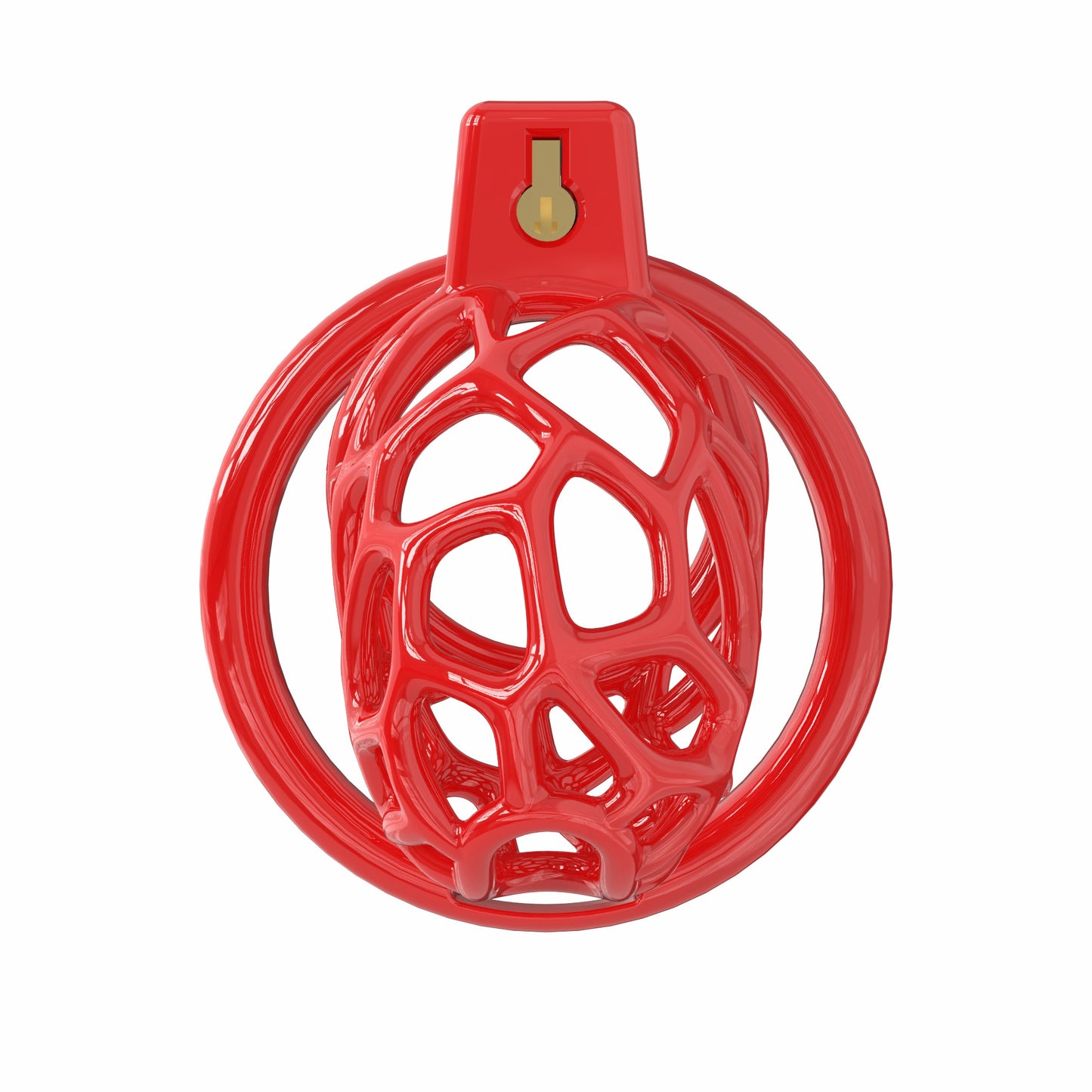 Lightweight Resin Chastity Cage – Random Mesh Design, Breathable, Multi-Size & Color Options