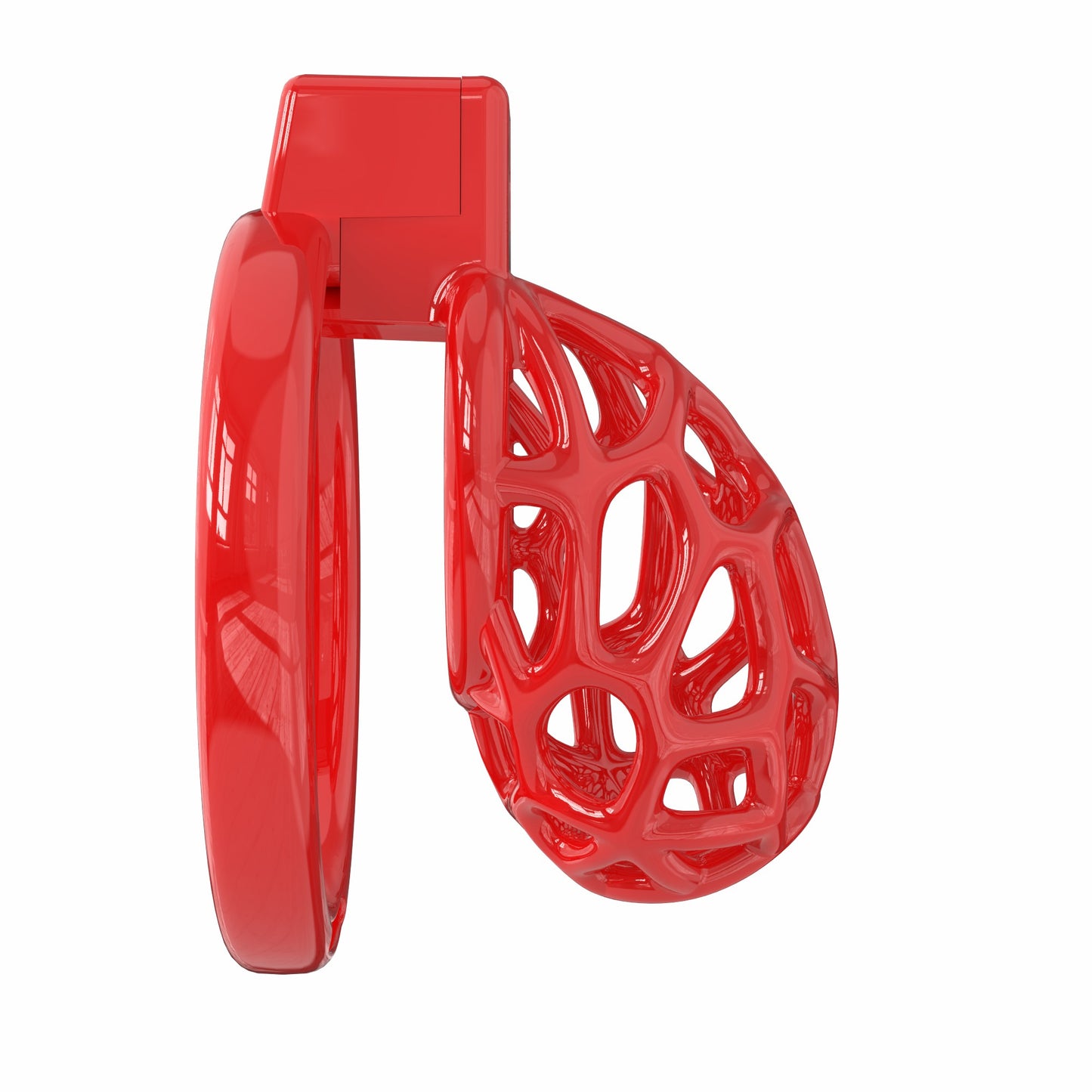 Lightweight Resin Chastity Cage – Random Mesh Design, Breathable, Multi-Size & Color Options