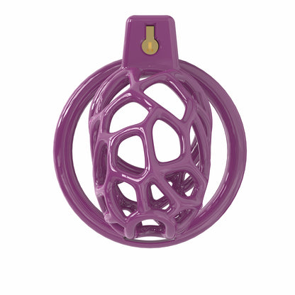 Lightweight Resin Chastity Cage – Random Mesh Design, Breathable, Multi-Size & Color Options