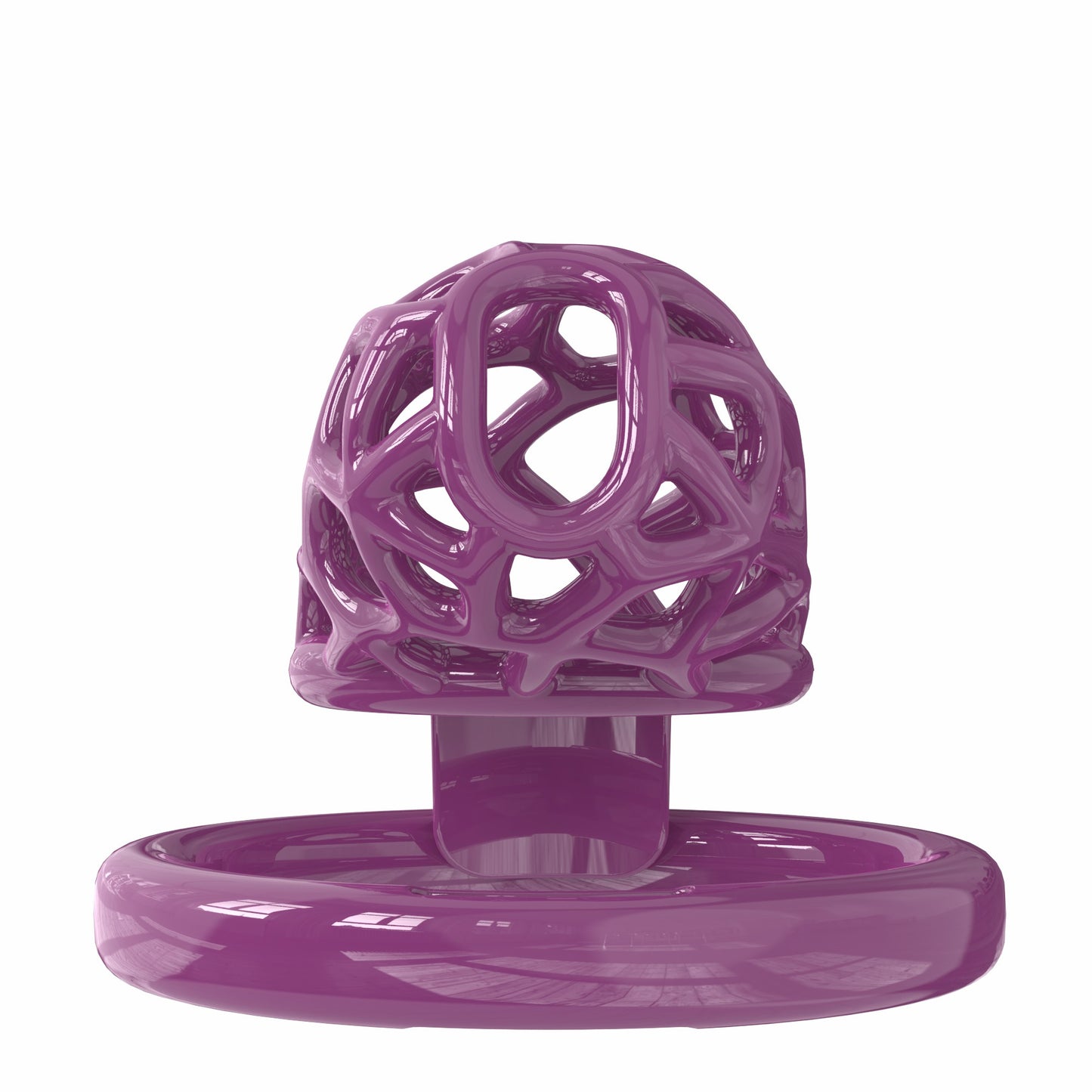Lightweight Resin Chastity Cage – Random Mesh Design, Breathable, Multi-Size & Color Options