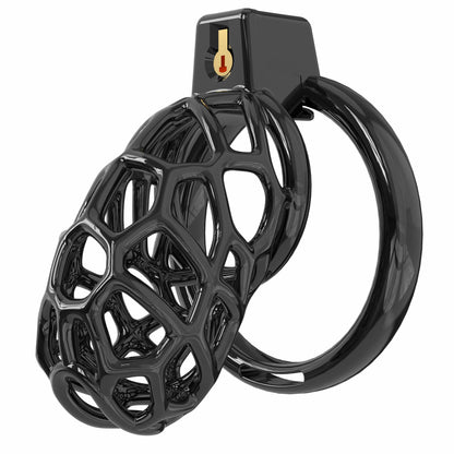Lightweight Resin Chastity Cage – Random Mesh Design, Breathable, Multi-Size & Color Options
