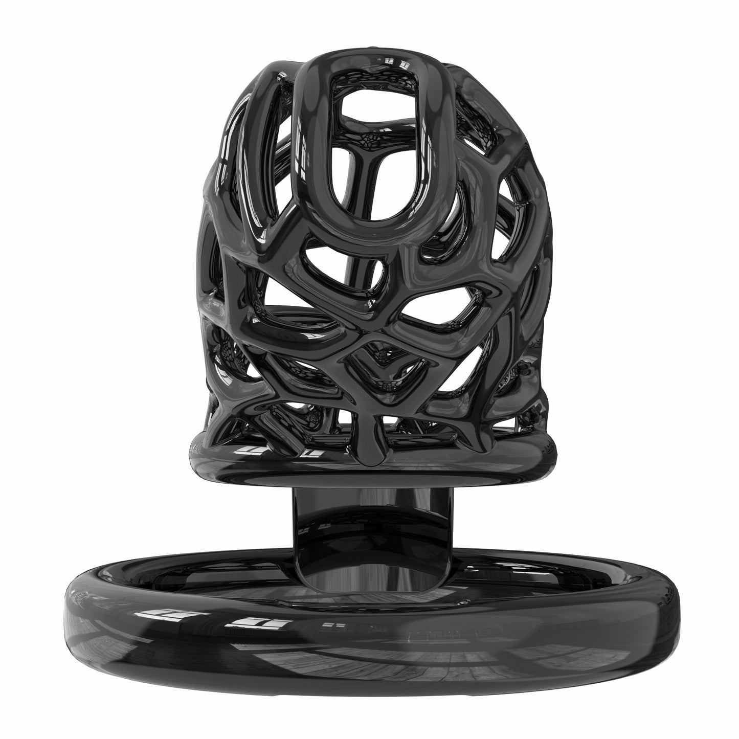 Lightweight Resin Chastity Cage – Random Mesh Design, Breathable, Multi-Size & Color Options