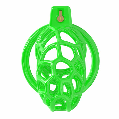 Lightweight Resin Chastity Cage – Random Mesh Design, Breathable, Multi-Size & Color Options