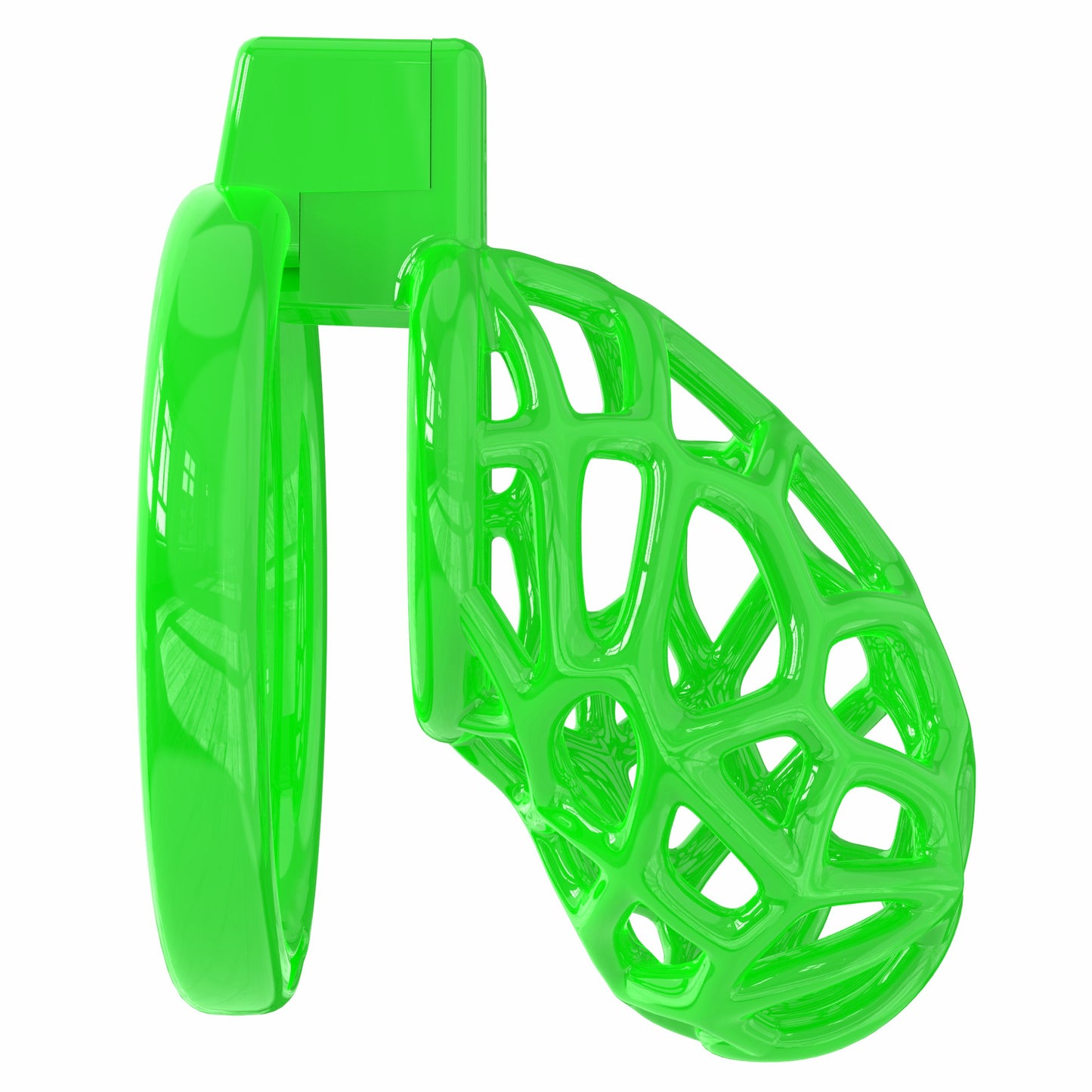 Lightweight Resin Chastity Cage – Random Mesh Design, Breathable, Multi-Size & Color Options