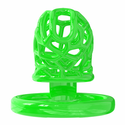Lightweight Resin Chastity Cage – Random Mesh Design, Breathable, Multi-Size & Color Options