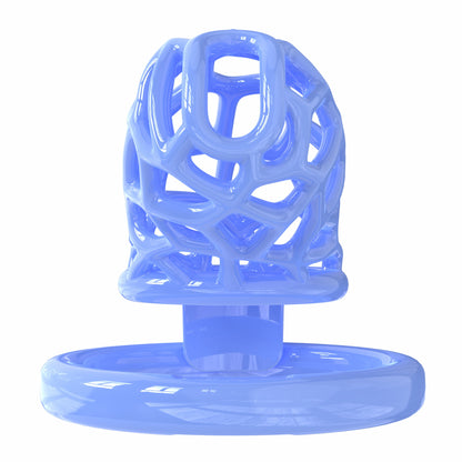 Lightweight Resin Chastity Cage – Random Mesh Design, Breathable, Multi-Size & Color Options