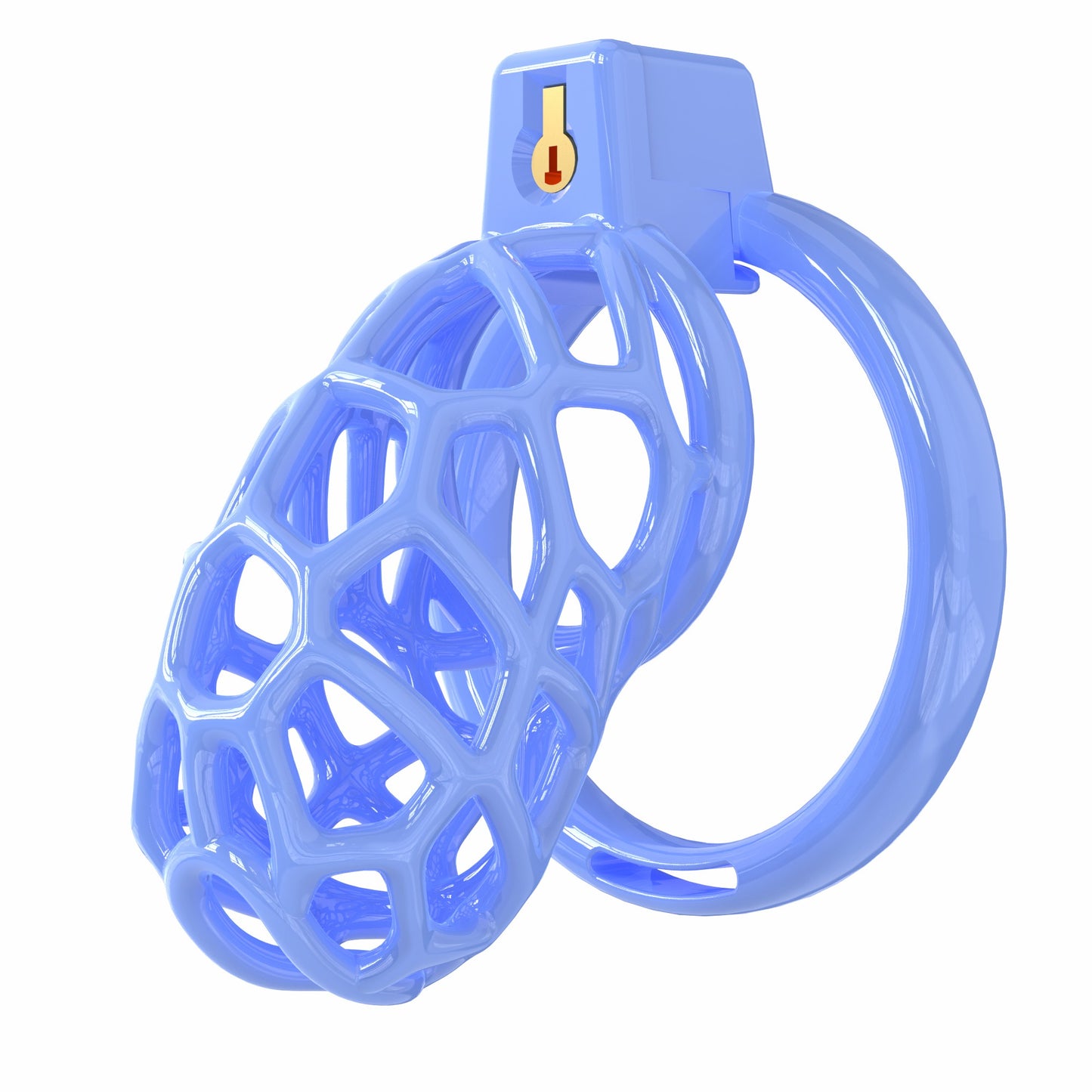 Lightweight Resin Chastity Cage – Random Mesh Design, Breathable, Multi-Size & Color Options