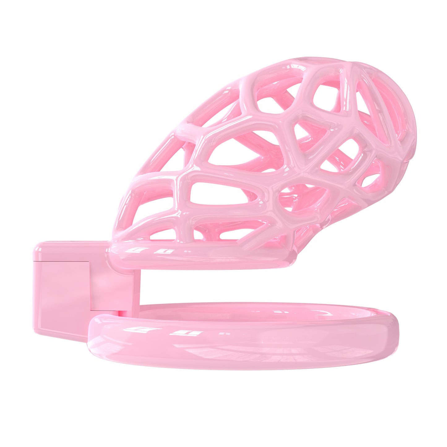 Lightweight Resin Chastity Cage – Random Mesh Design, Breathable, Multi-Size & Color Options