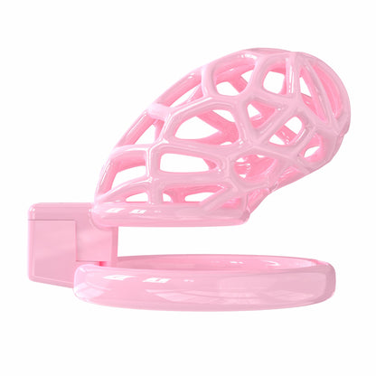 Lightweight Resin Chastity Cage – Random Mesh Design, Breathable, Multi-Size & Color Options