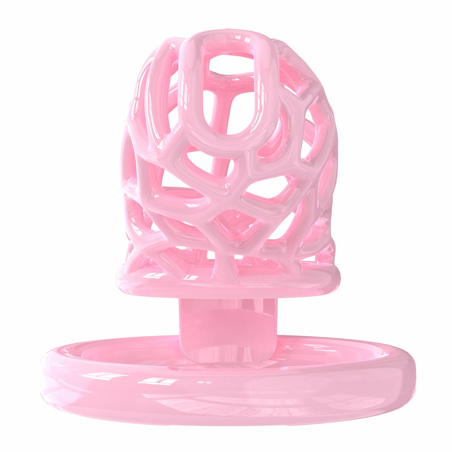 Lightweight Resin Chastity Cage – Random Mesh Design, Breathable, Multi-Size & Color Options