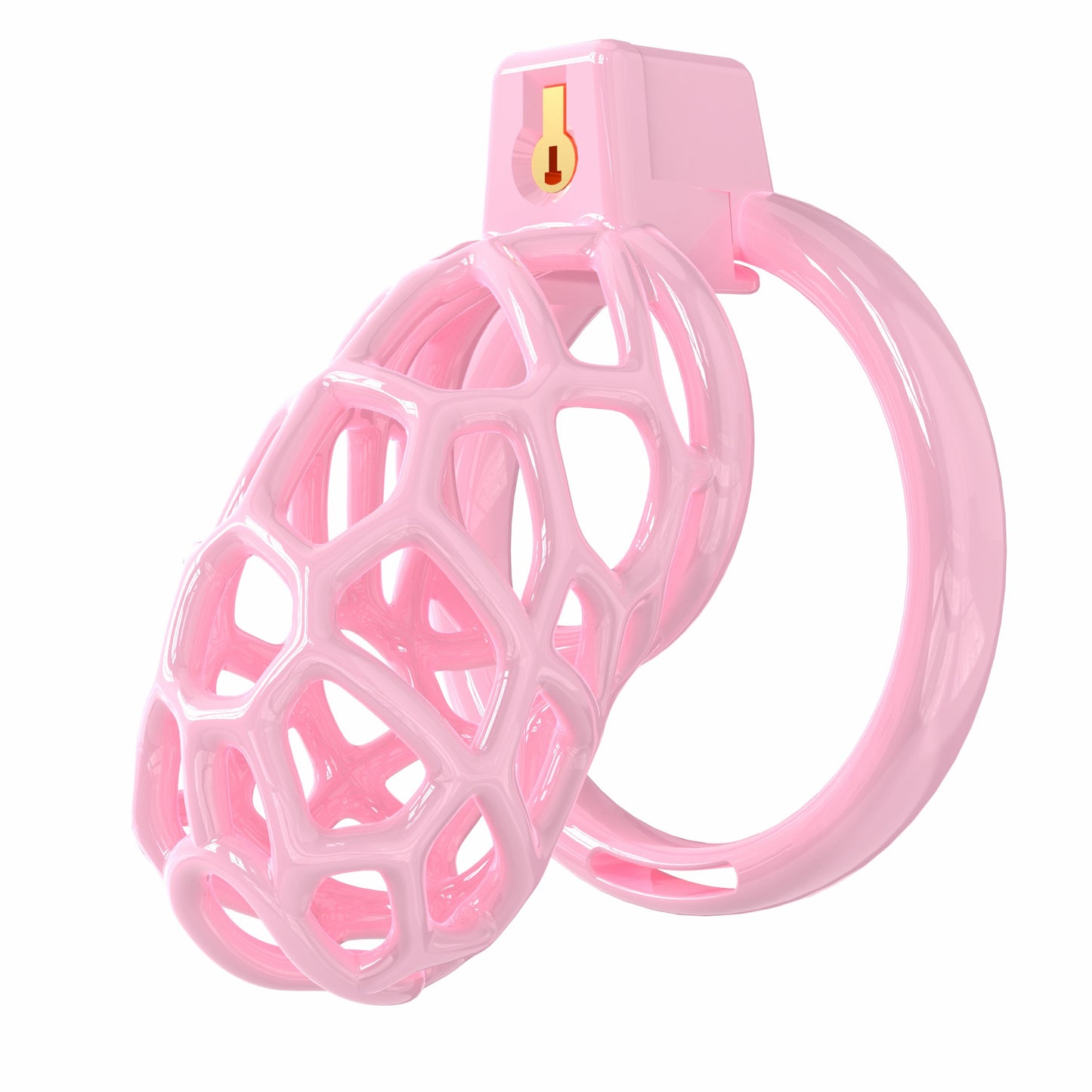 Lightweight Resin Chastity Cage – Random Mesh Design, Breathable, Multi-Size & Color Options