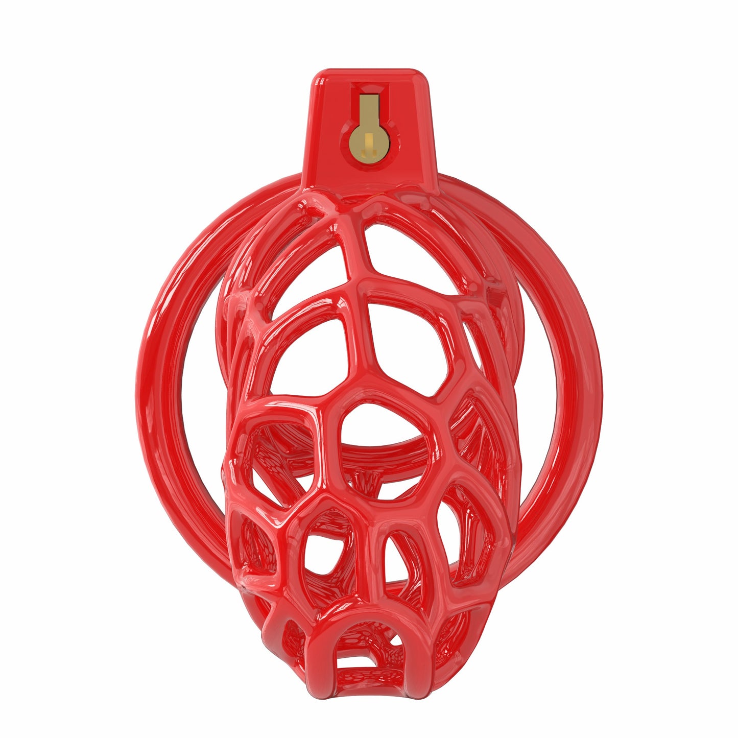 Lightweight Resin Chastity Cage – Random Mesh Design, Breathable, Multi-Size & Color Options