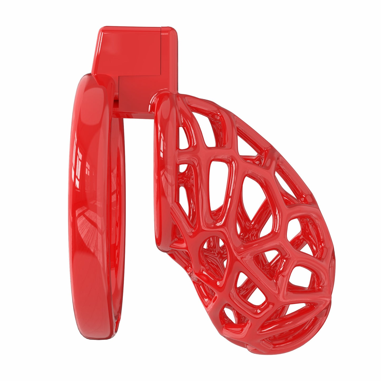 Lightweight Resin Chastity Cage – Random Mesh Design, Breathable, Multi-Size & Color Options
