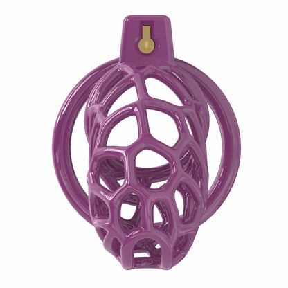 Lightweight Resin Chastity Cage – Random Mesh Design, Breathable, Multi-Size & Color Options