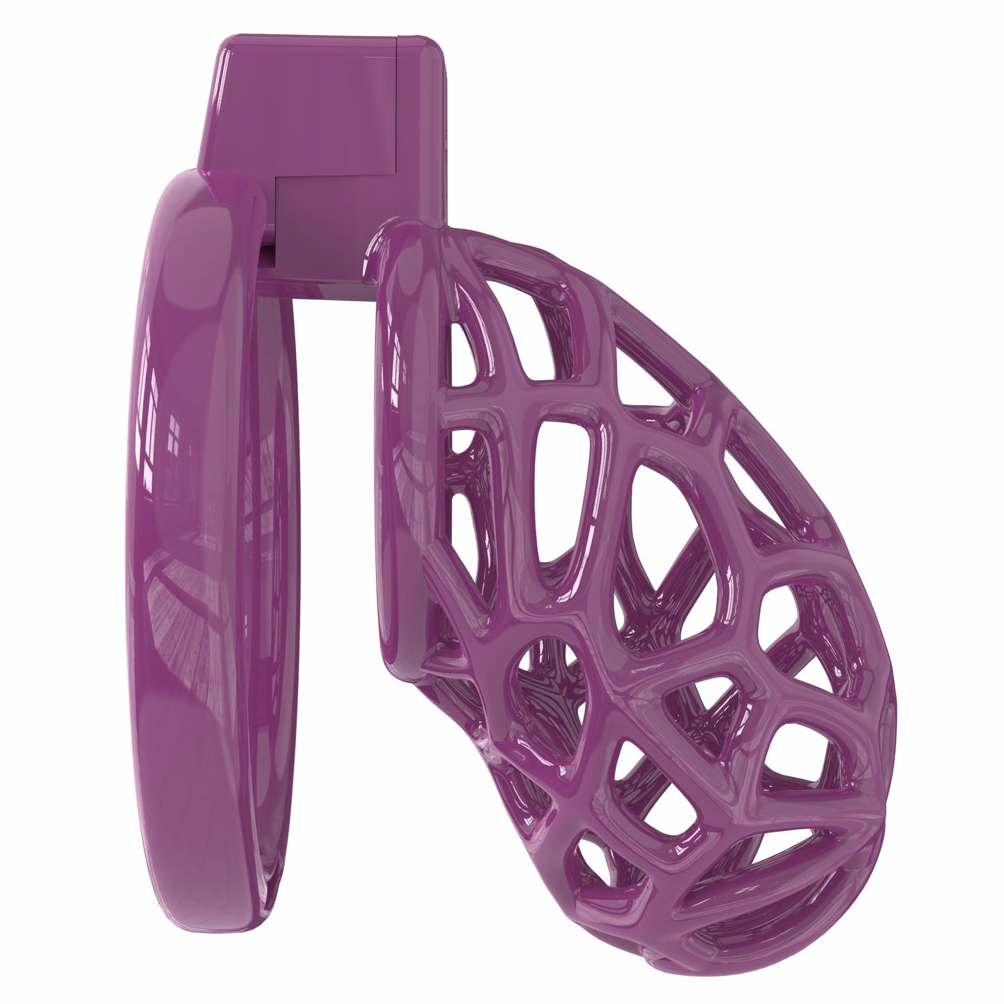 Lightweight Resin Chastity Cage – Random Mesh Design, Breathable, Multi-Size & Color Options
