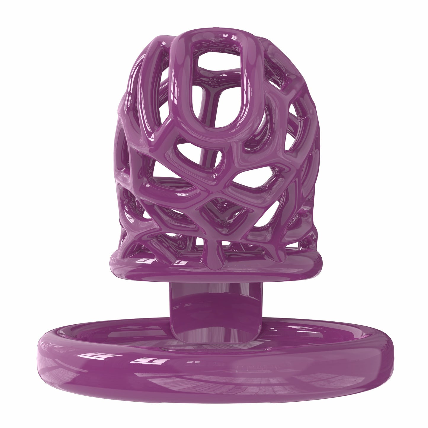 Lightweight Resin Chastity Cage – Random Mesh Design, Breathable, Multi-Size & Color Options