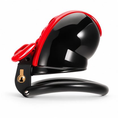 Two-Tone Bow Chastity Cage