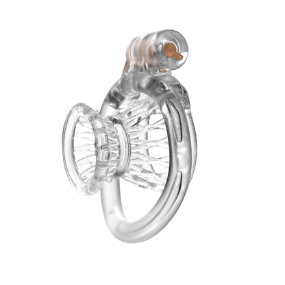 Jaula de castidad invertida para hombres: resina impresa en 3D, entrenamiento para mariquitas, talla pequeña 