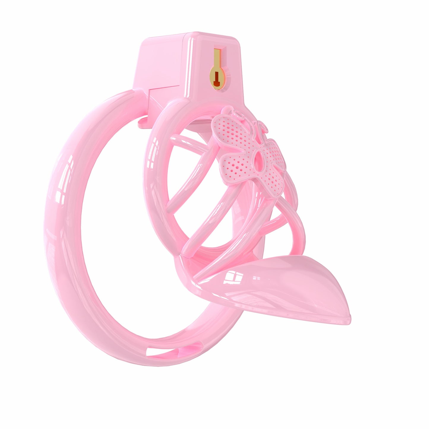 High Heel Keuschheitskäfig – Feminines Fetischschloss für Sissy Play 