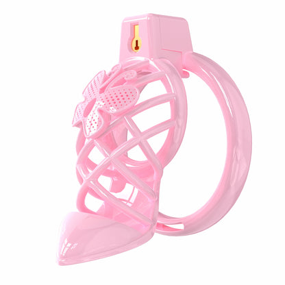 High Heel Keuschheitskäfig – Feminines Fetischschloss für Sissy Play 